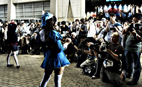 Fotógrafos amadores clicam as cosplayers!